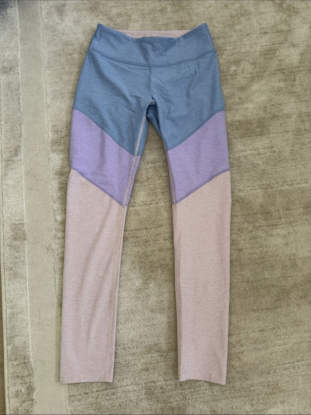 Outdoor Voices Colorblock Leggings in Blue, Purple & Pink